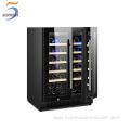 Stainless Steel Dual Zone Bar Beverage Wine Fridge